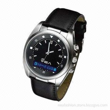 Waterproof Bluetooth Wristwatch with Caller ID Display and 96 x 16-pixel OLED Screen